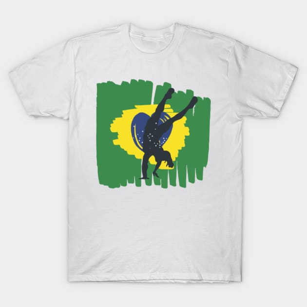 Capoiera style design T-Shirt by Vine Time T shirts